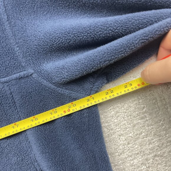 Columbia Navy Blue Polar Fleece Full Zip Jacket Men M Outdoor Hiking Winter Ski - Picture 6 of 11